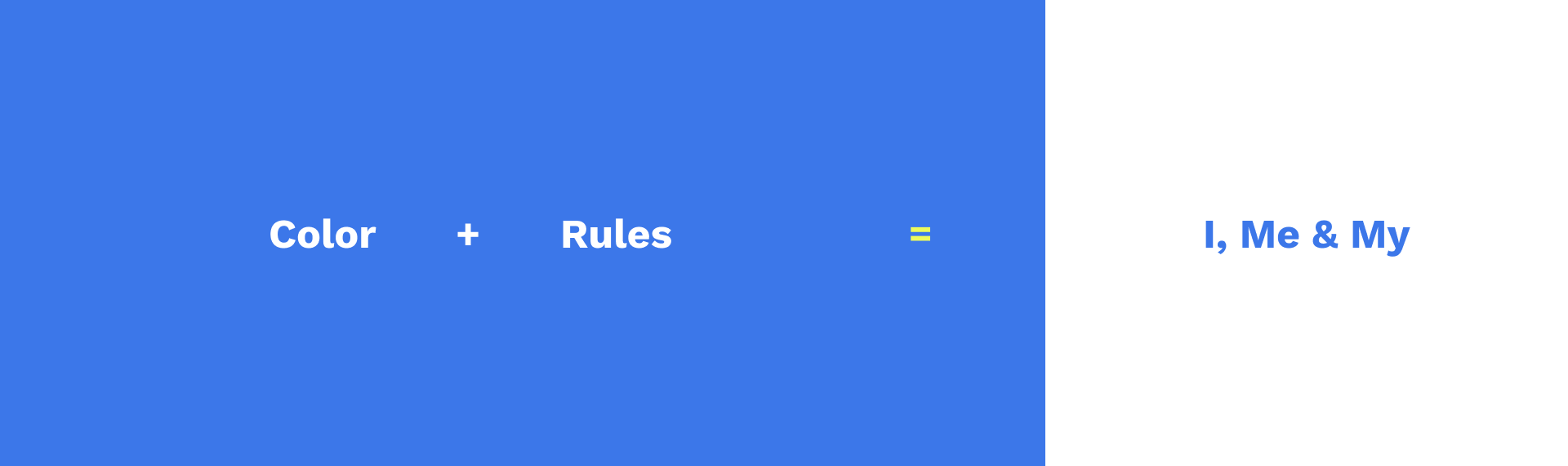 color & rules